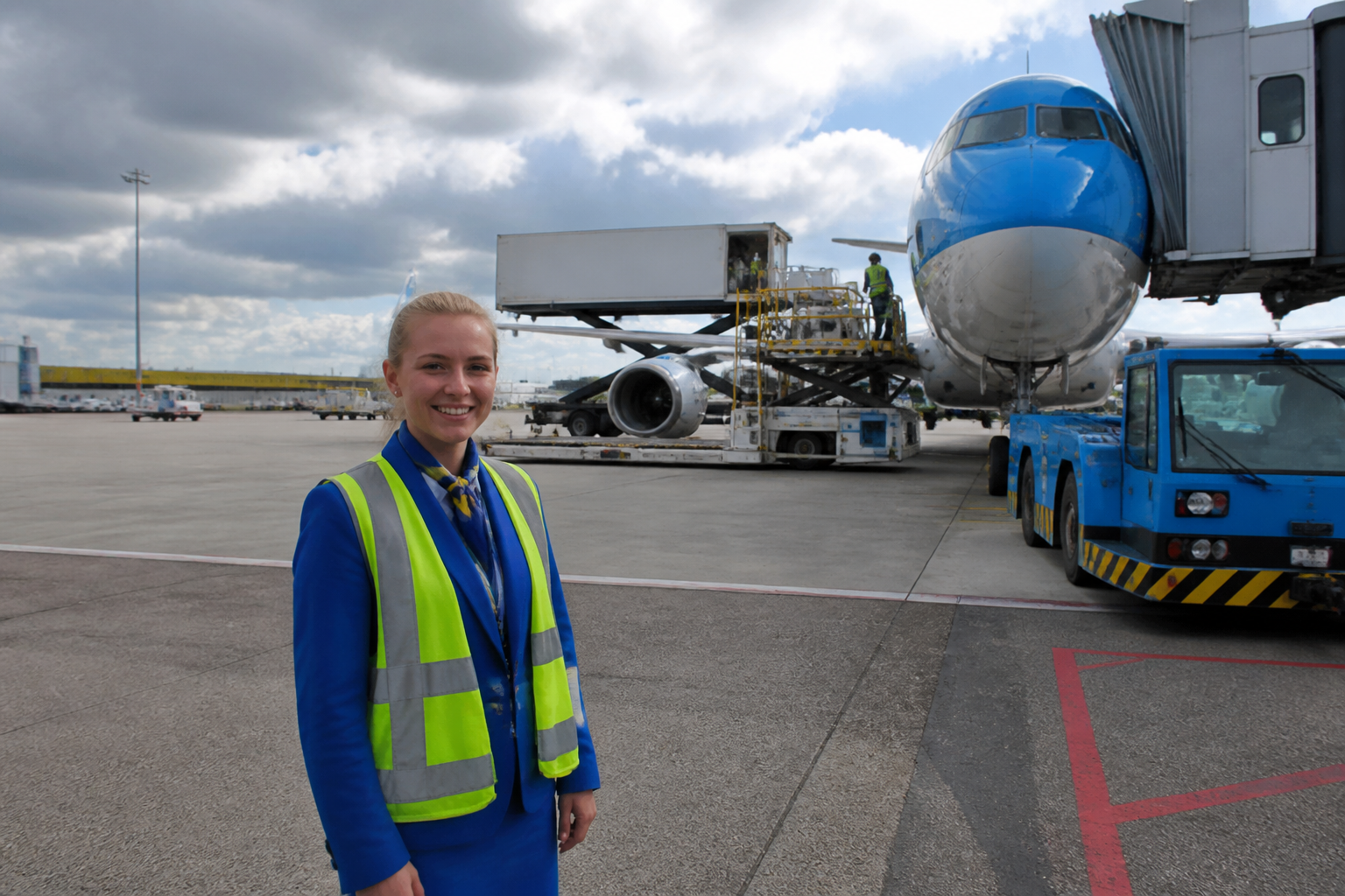 Grondstewardess opleiding en werk